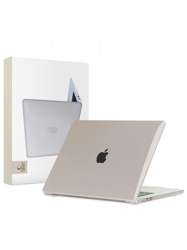 Tech-Protect SmartShell Case for MacBook Air 15" M2 / M3 / 2023-2024 - Transparent