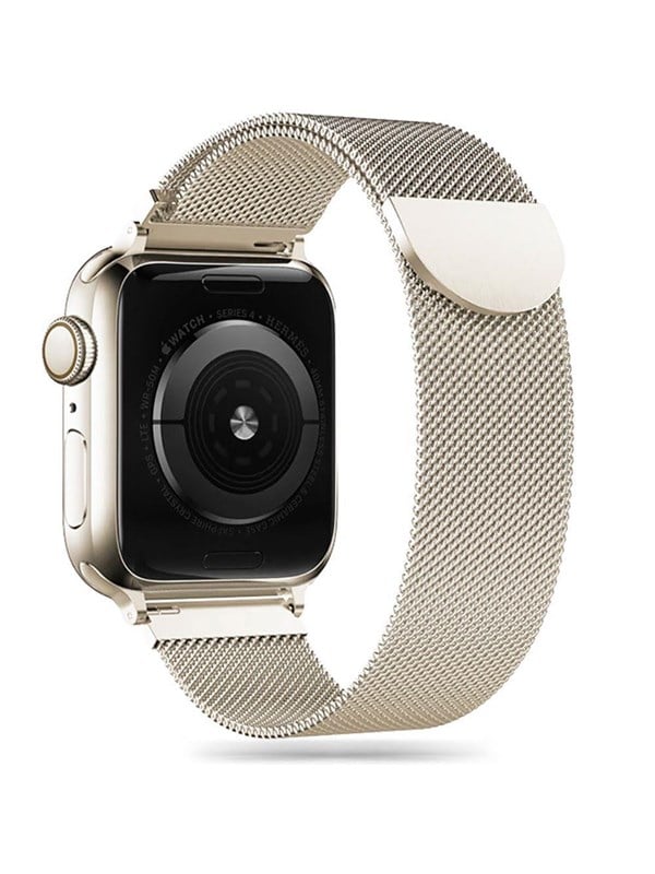 Tech-Protect MilaneseBand Strap for Apple Watch 4 / 5 / 6 / 7 / 8 / 9 / SE / Ultra 1 / 2 (42/44/45/49 mm) - Beige