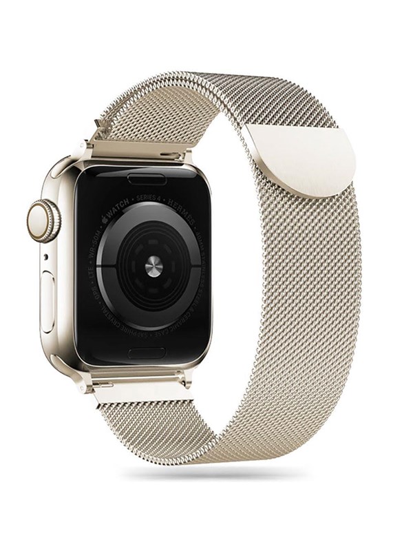 Tech-Protect MilaneseBand Strap for Apple Watch 4 / 5 / 6 / 7 / 8 / 9 / SE (38/40/41 mm) - Starlight