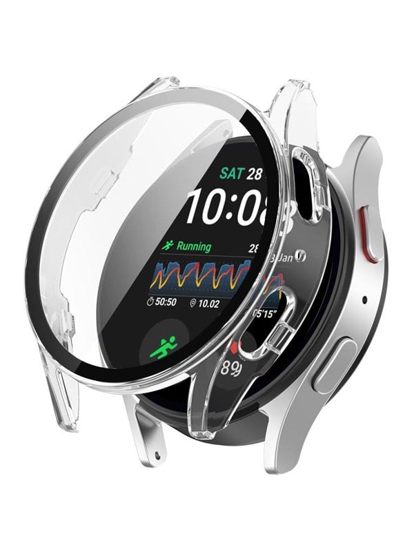 Tech-Protect Defense360 Case for Samsung Galaxy Watch 7 (40mm) - Transparent