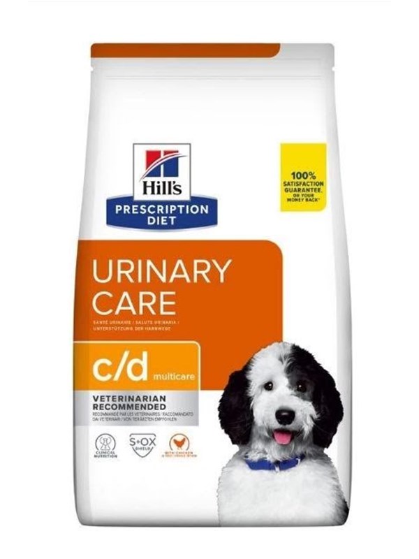 Hill's PRESCRIPTION DIET Canine Urinary Care c/d Multicare Dry dog food Chicken 1,5 kg