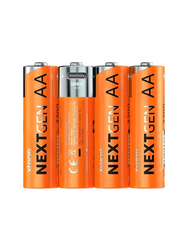 Xtorm NextGen AA Batteries USB-C Rechargeable 4-Pack