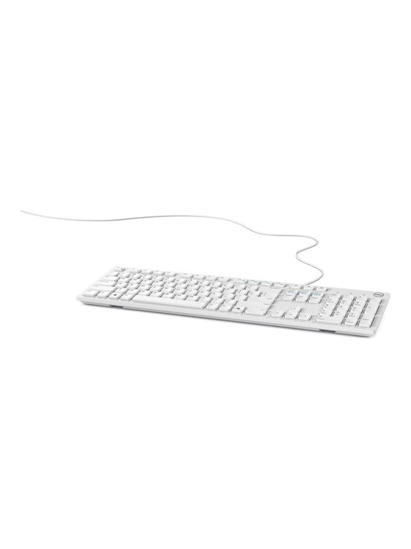 Dell KB216 - keyboard - multimedia - QWERTY - Pan Nordic - white Input Device - Tastatur - Nordisk - Hvit