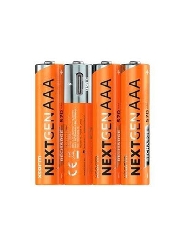 Xtorm NextGen AAA Batteries USB-C Rechargeable 4-Pack