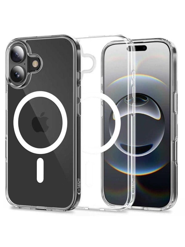 Tech-Protect  FlexAir Hybrid MagSafe Case for iPhone 17 - Transparent