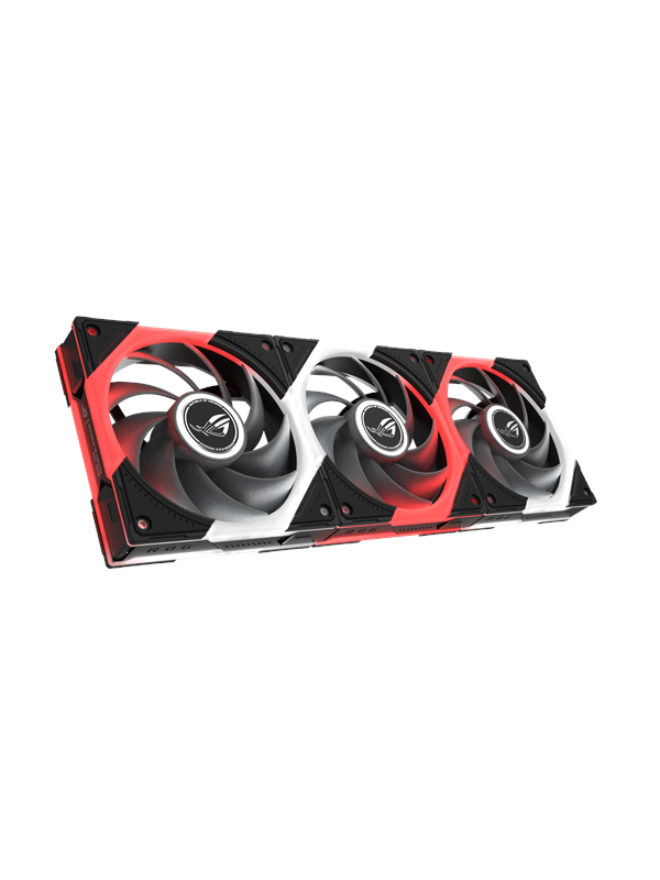 ASUS ROG EURUX GR120 ARGB Black Reverse (3-pack) - Kabinettvifte - 120mm - Svart - 32 dBA