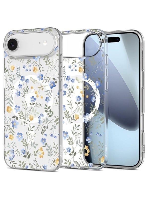 Tech-Protect FlexAir MagSafe Case for iPhone 17 Air - Daisies with Leaves