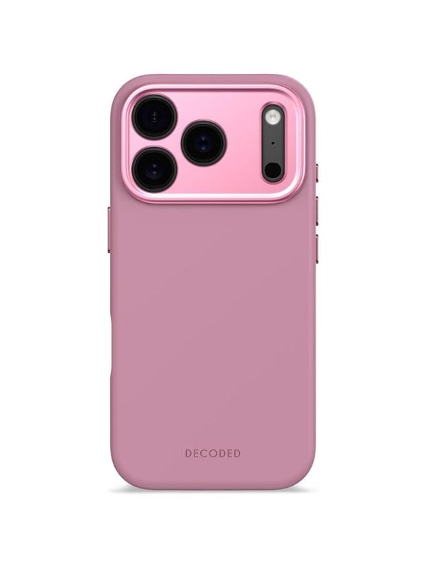 Decoded - AntiMicrobial Silicone Backcover for iPhone 17 Pro - Rosette