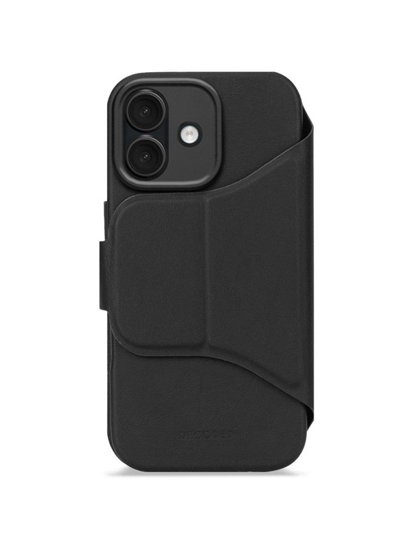 Decoded - Textured Silicone Detachable Wallet for iPhone 17 - Phantom Black