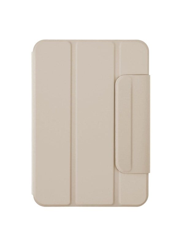 Pomologic - BookCover w Mag for iPad Mini 7th Gen Ivory