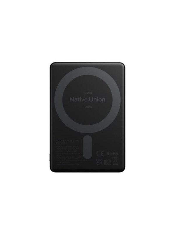 Native Union Active wireless power bank - magnetic Magsafe Compatible - 24 pin USB-C - 15 Watt