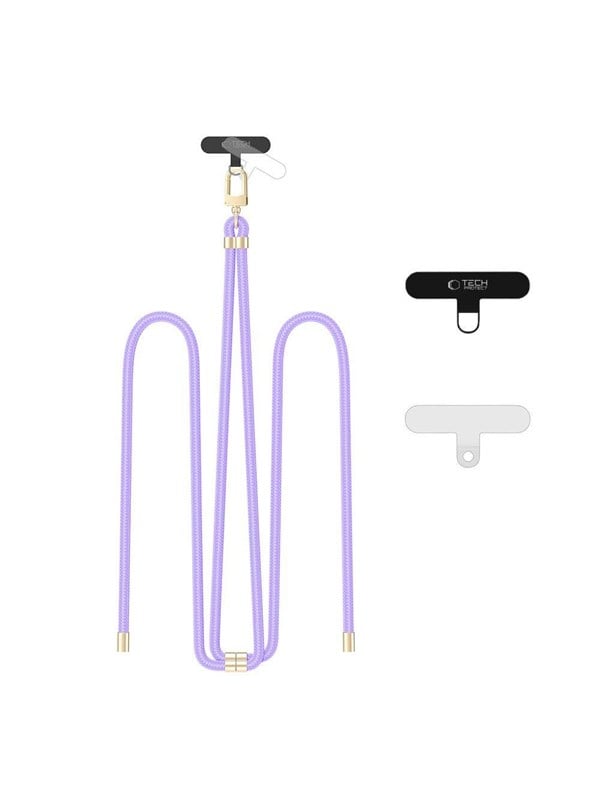 Tech-Protect C7S Rope Crossbody Strap - Purple