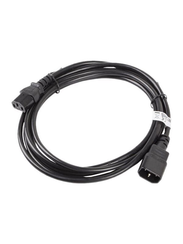 Lanberg - power extension cable - power IEC 60320 C13 to IEC 60320 C14 - 3 m