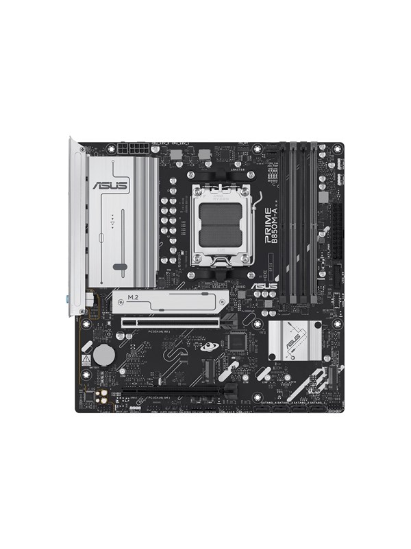 ASUS PRIME B850M-A-CSM Hovedkort - AMD B850 - AMD AM5 - DDR5 RAM - Micro-ATX