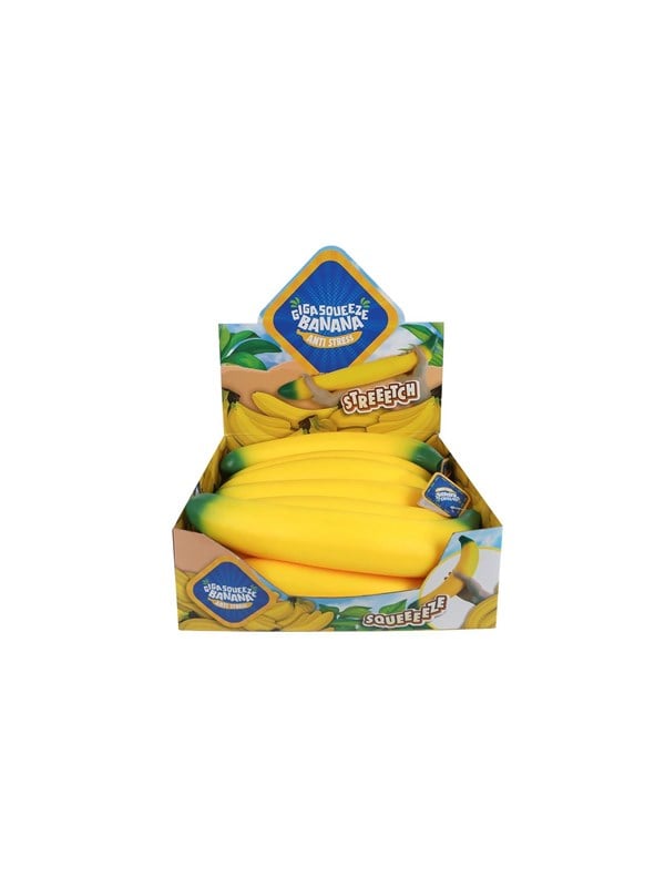 Trend Toys Banana Giant Squeeze, 37 cm