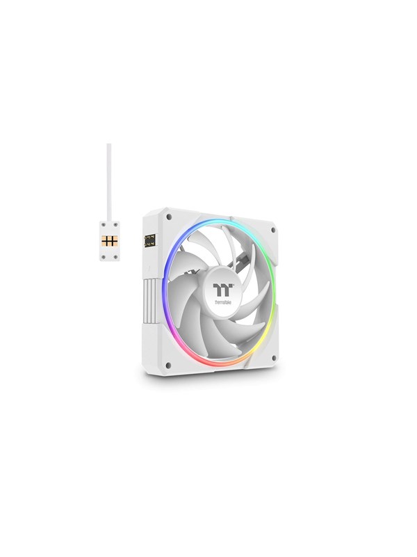 Thermaltake TS120 EX RGB PC Cooling Fan - White (3pack) - Kabinettvifte - 120mm - Hvit - 21 dBA