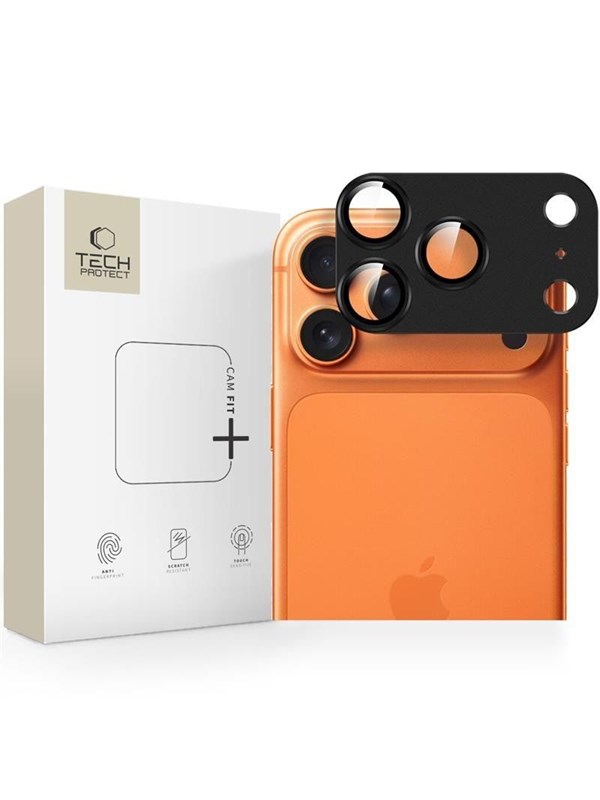 Tech-Protect Camfull Fit+ Camera Cover for iPhone 17 Pro Max - Black