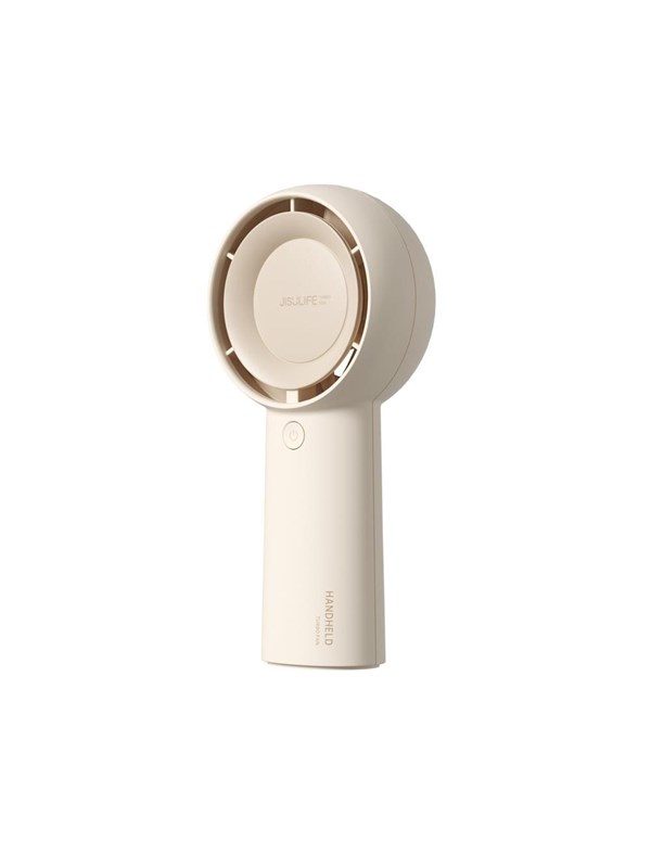 Jisulife Handheld Fan Life5 Plus 4000mAh Portable Mini Blower USB Fan - Beige - 4000 mAh