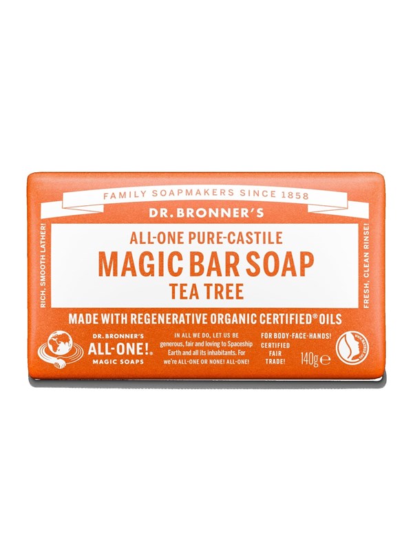 Dr. Bronner’s Magic Soaps All-One Hemp Tea Tree 140 g – 0018787231500