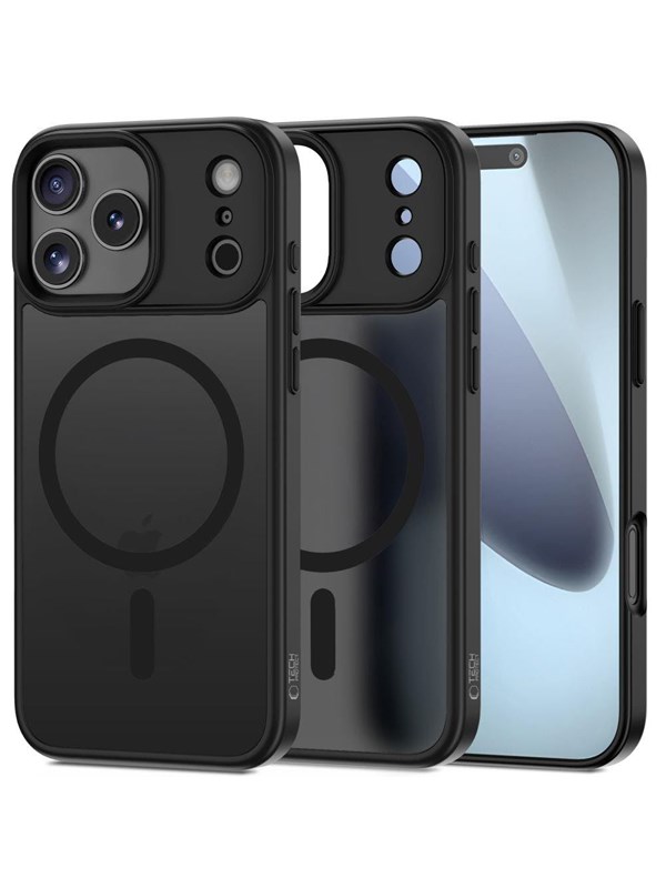 Tech-Protect Matt MagSafe Case for iPhone 17 Pro - Matte Black