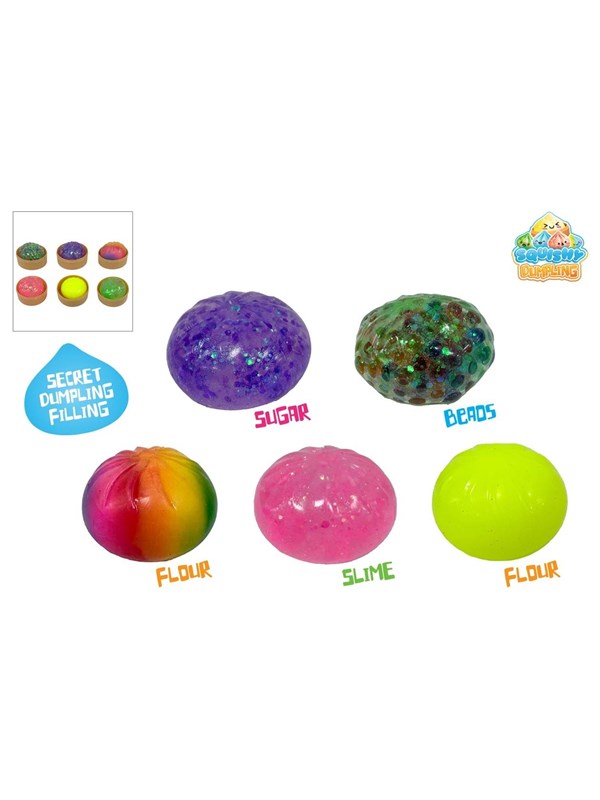 Trend Toys Kawaii Dumpling med overraskende fyld, 6 cm, 1 stk.