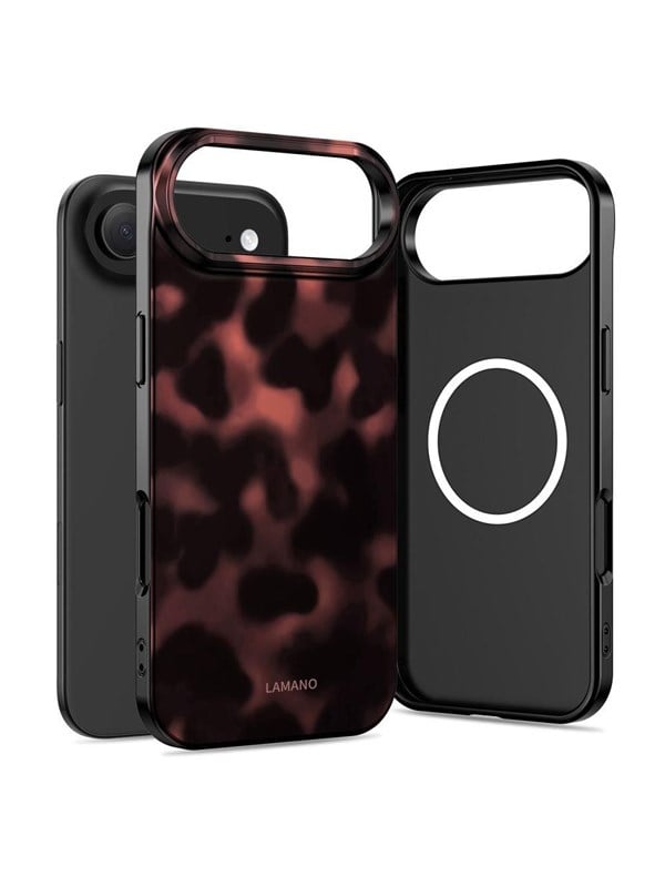 Tech-Protect Lamano MagSafe Case for iPhone Air - Black & Red