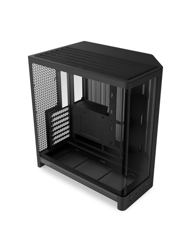 NZXT H6 (2026) - All Black - Kabinett - Miditower - Svart