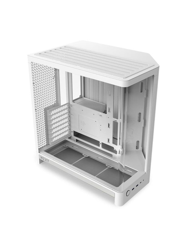 NZXT H6 (2026) - All White - Kabinett - Miditower - Hvit