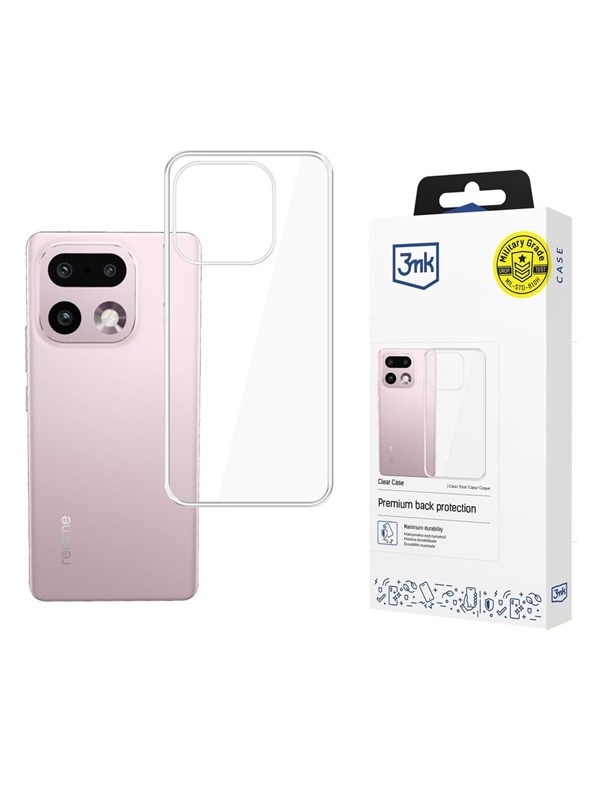 3mk Clear Case for Realme 16 Pro+ 5G - transparent