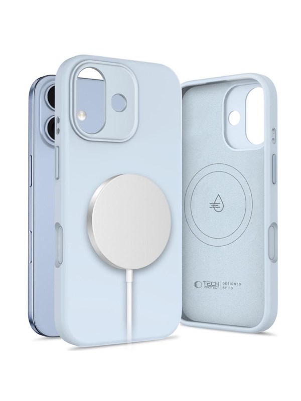 iPhone 17 Tech-Protect Uniq Hybrid Deksel - MagSafe Kompatibel - Blå