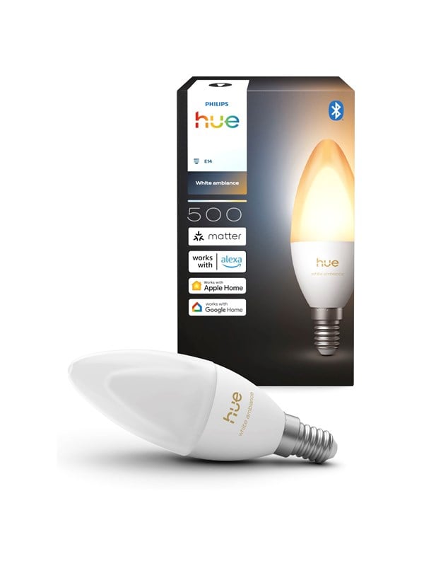 Philips Hue Mignon – E14 lyspære – White ambiance – 1-pakning