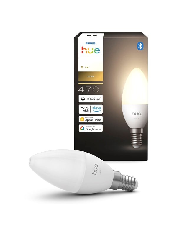 Philips Hue Mignon – E14 lyspære – White – 1-pakning