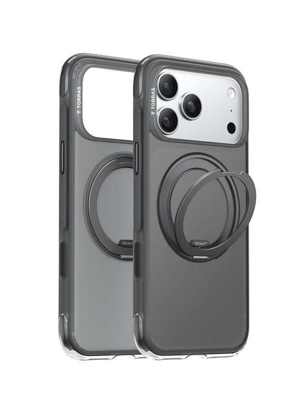 Torras Ostand O Air - obsidian black - iPhone 17 Pro