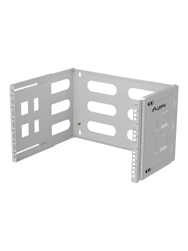 Lanberg - rack wall mount - folding 497 x 400/240 - 6U