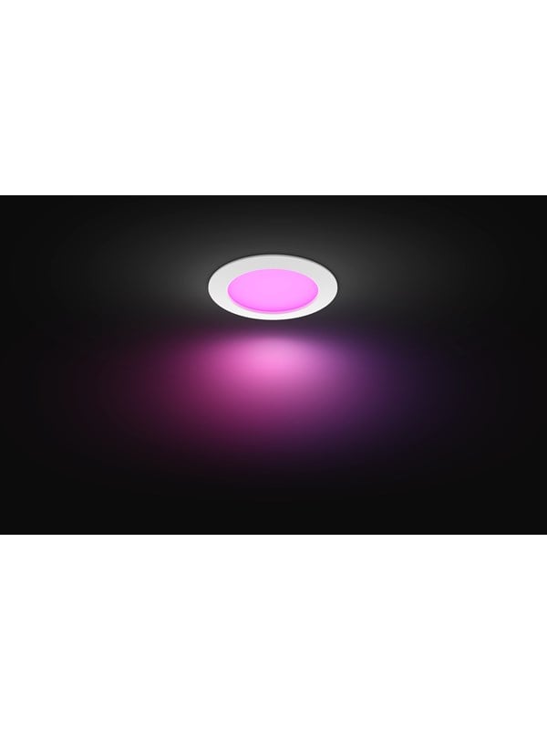 Philips Hue Slim innfelt spotlight 117 mm hvit