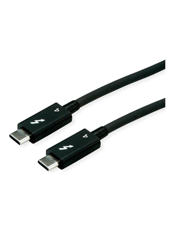 Roline - Thunderbolt cable - Thunderbolt 4 to Thunderbolt 4 - 50 cm