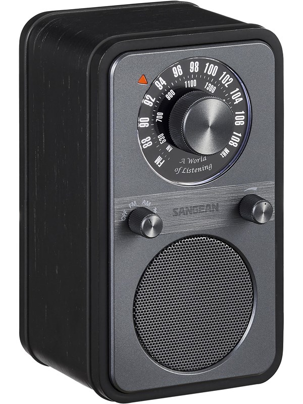 Sangean WR-9 AM/FM/Bluetooth Radio Midnight Oak - AM/FM - Mono - Eik/svart