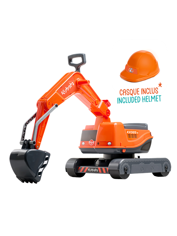 Orange Gravemaskin inkl. hjelm Kubota