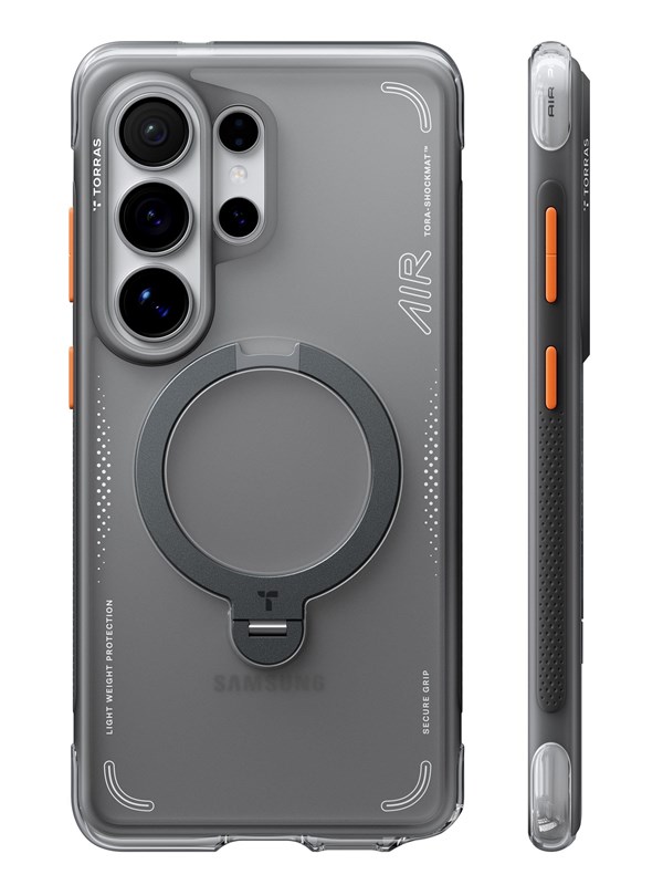 Torras Ostand Q3 Air - shadow black - Samsung Galaxy S26 Ultra