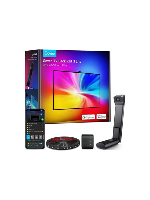 Govee TV Backlight 3 Lite H6097 - screen mirror camera - LED - 30 LEDs/m - 24 W - RGBICW - 4000 K