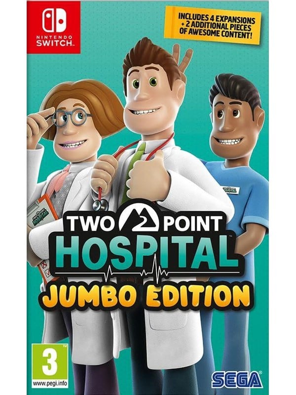 Two Point Hospital - Jumbo Edition (Code in a Box) - Nintendo Switch - Strategi