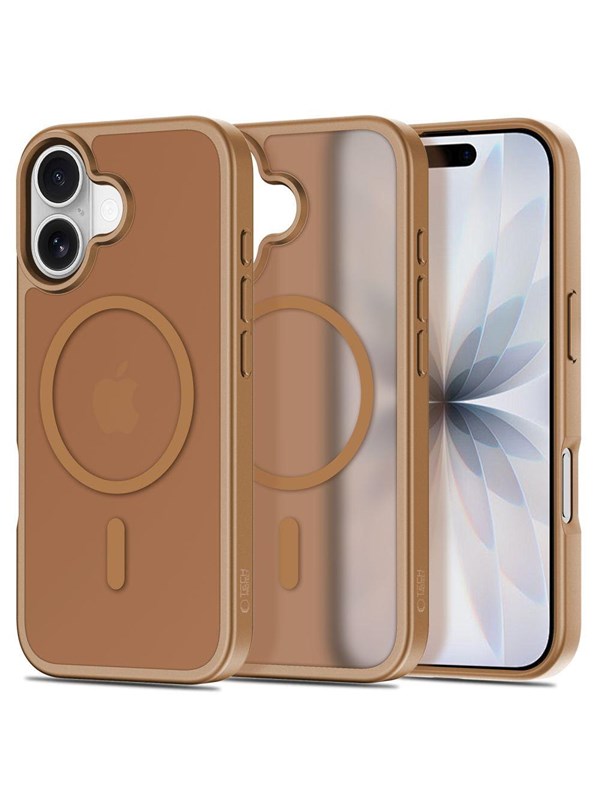 iPhone 17 Tech-Protect BasicMag Hybrid Deksel - MagSafe Kompatibel - Matt Brun