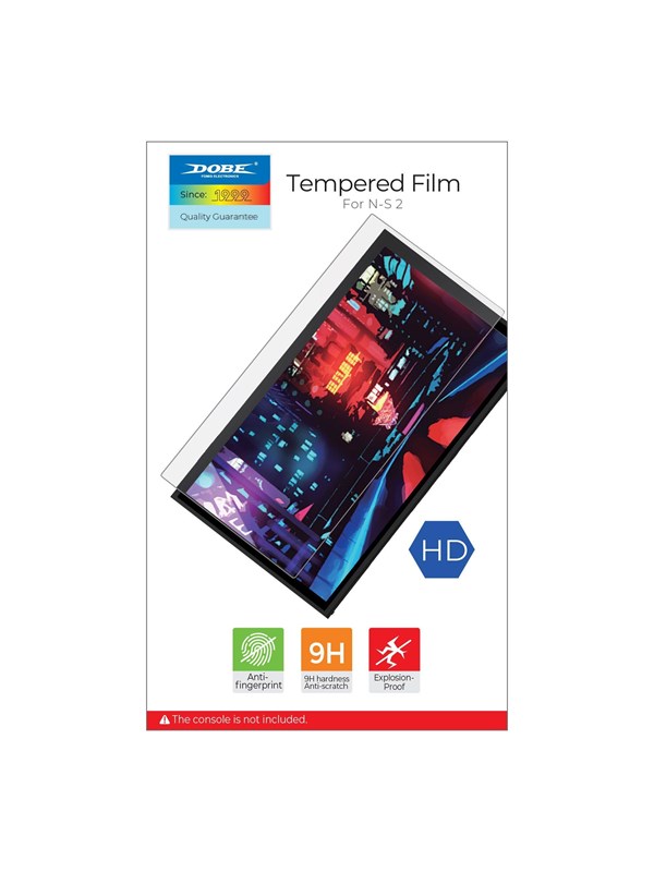 Dobe Temp Glass Screen Protector Switch 2 (2 pack) - Miscellaneous Skjermbeskytter - Nintendo Switch 2