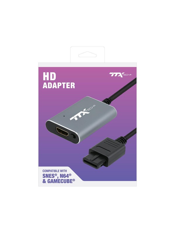 TTX Tech TTX HD Adapter for SNES N64 and GameCube - Wired Tilbehør til spillkonsoll - Nintendo 64