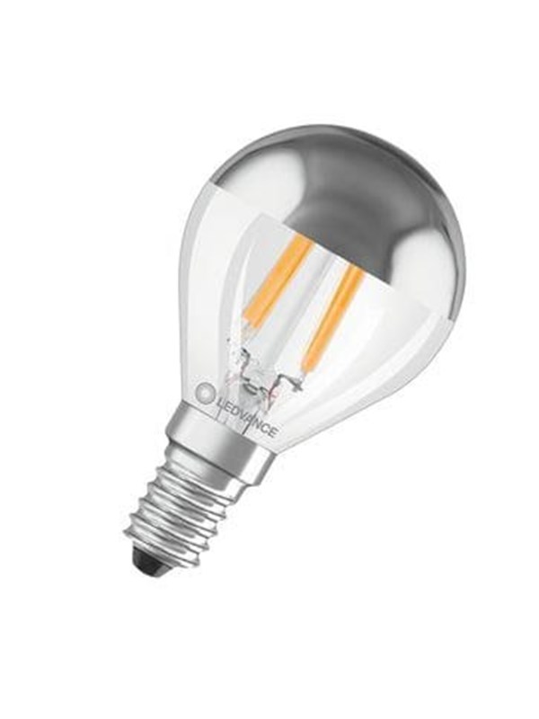 Osram LED-lyspære mini-ball mirror filament 350lm 4W/827 (31W) E14