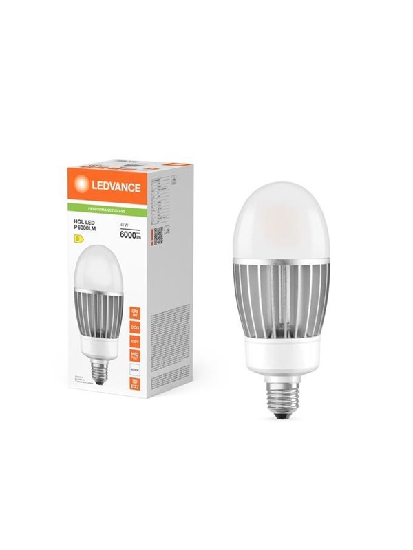 Osram LED-lyspære HQL 6000lm 41W/840 (125W) EM+230V E27