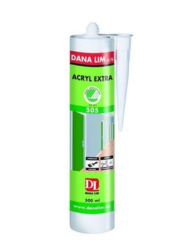 Dana Lim Akryl Extra 505 i patron hvit