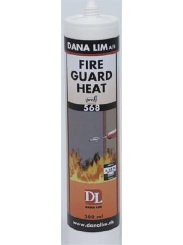 Dana Lim Brannfugemasse Fire Guard heat 568 svart