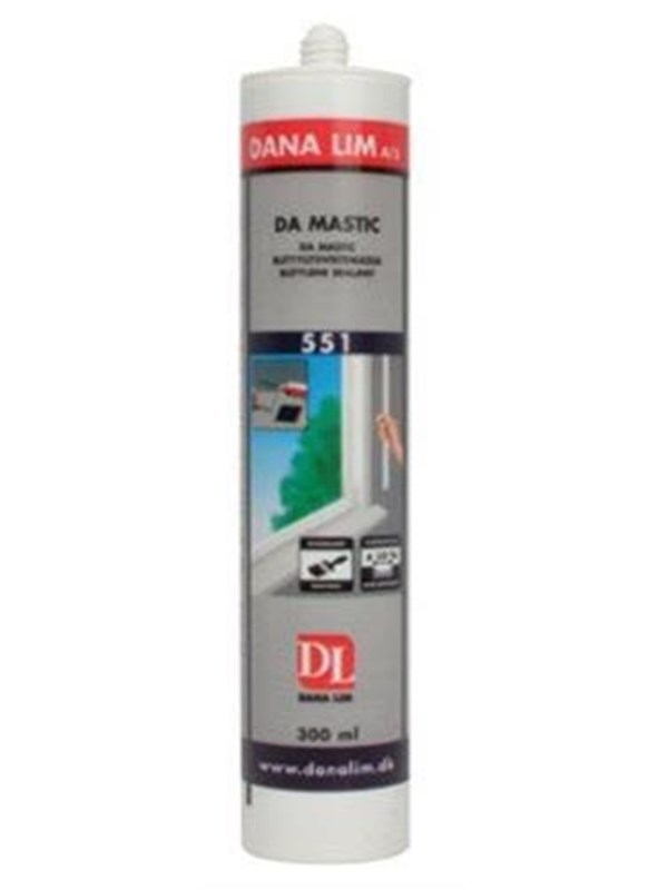 Dana Lim Fugemasse Mastic 551 300ml patron grå