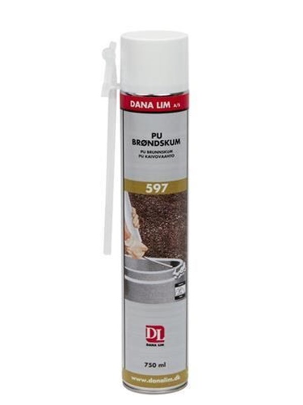 Dana Lim Brønns skum 597 PU 750ml m/dyse